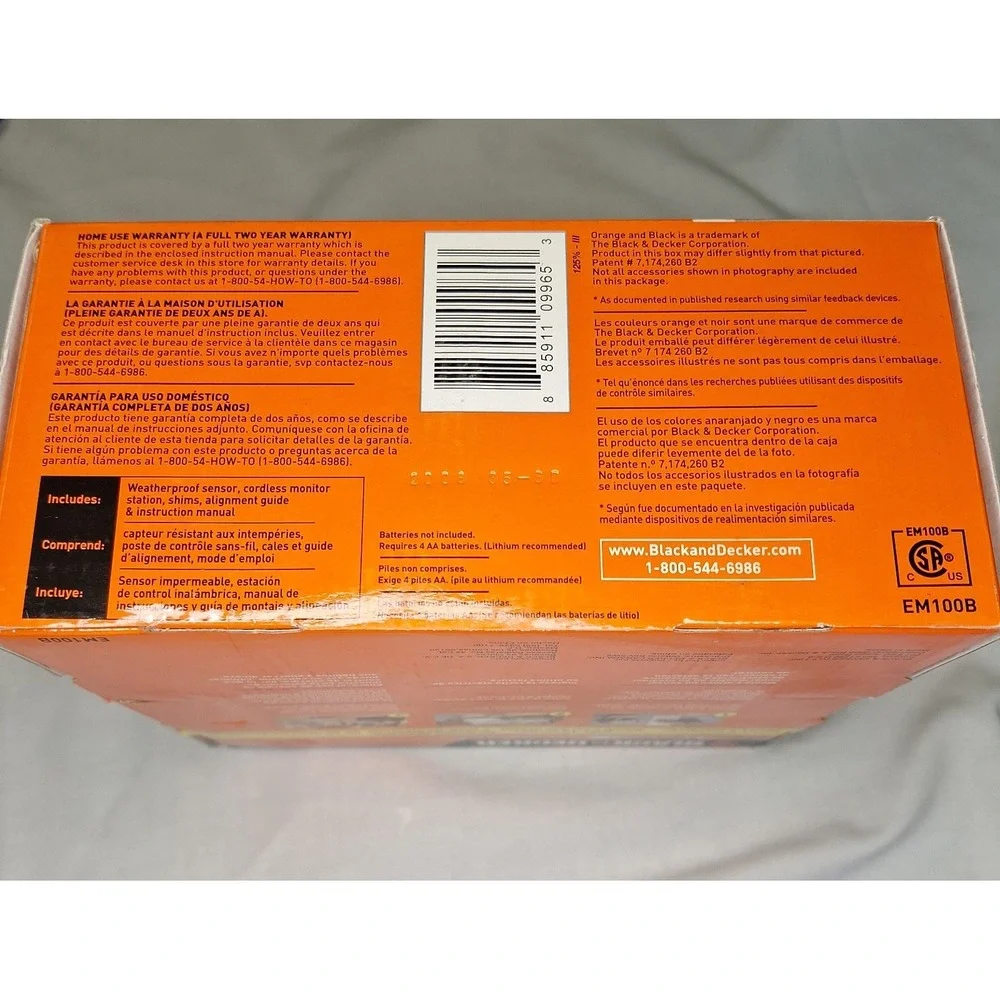 New Black & Decker Energy Saver Series EM100B Power Monitor LCD‎ Display 2008